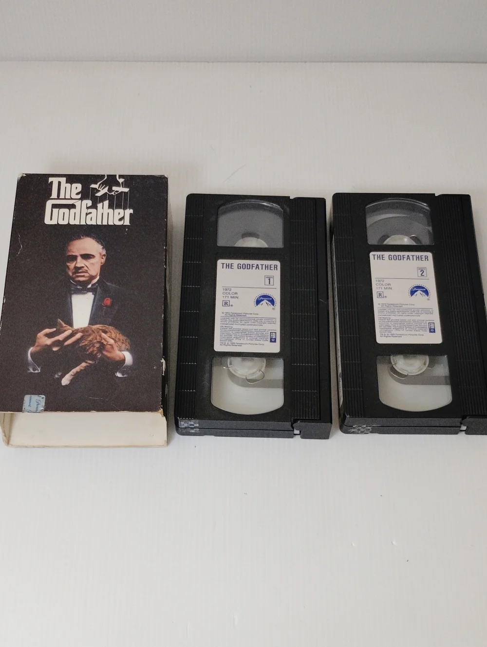 12 For $8 The Godfather VHS Tape Set with Original Slipcase